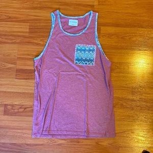 On the Byas tank top. Great for summer wear. Color is “Sea Pink.”2016-2017 esque